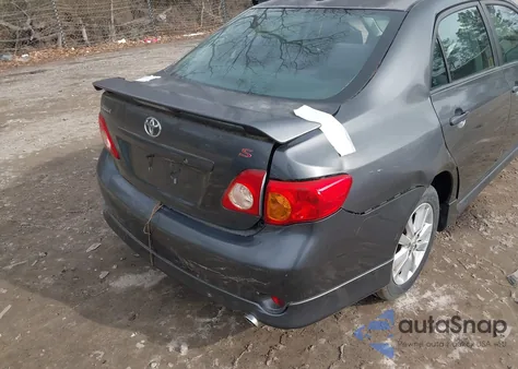 2009 Toyota Corolla S из США, поврежденный, VIN 2T1BU40E89C114590